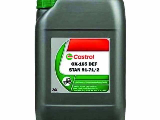 Castrol OX165 DEF STAN transmission oil