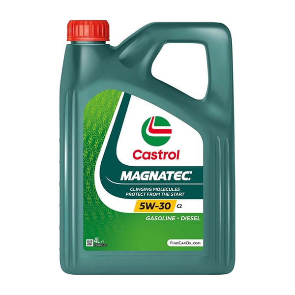 Castrol Magnatec 5w-30 C2 Synthetic Engine Oil with Dualock technology.