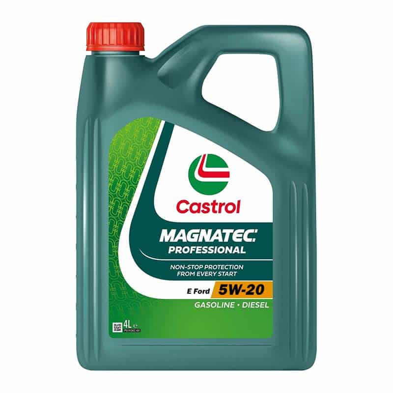 Castrol Magnatec Professional E 5w-20 Ford Synthetic Engine Oil with Dualock technology.