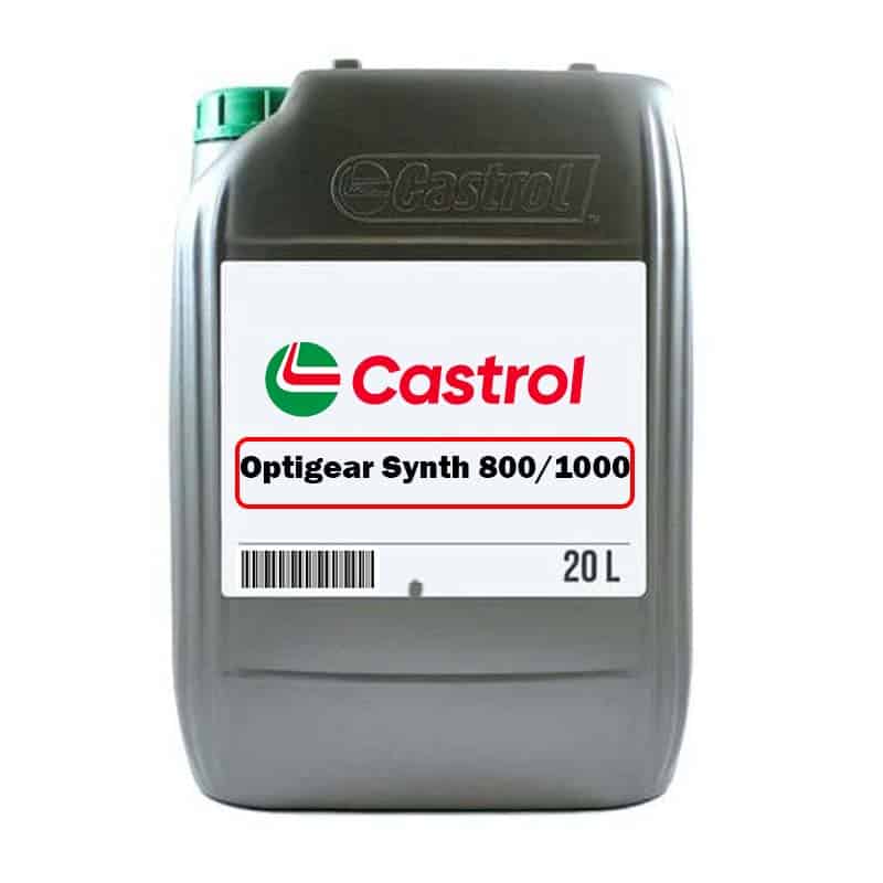 Castrol Optigear Synthetic 800 1000 High Performance Lubricant Oil