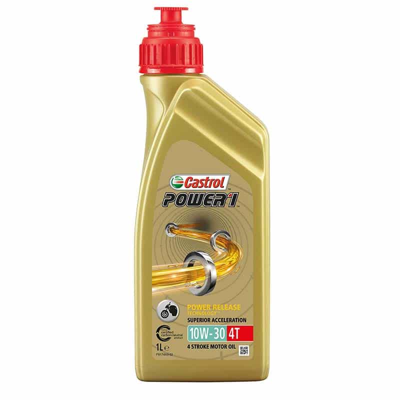 Buy Castrol Power 1-4t 10w-30 motorcycle engine oil. Suitable for all 4 stroke motorcycle engines