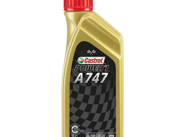 Castrol Power 1 A747 Circuit racing motorcycle engine oil.