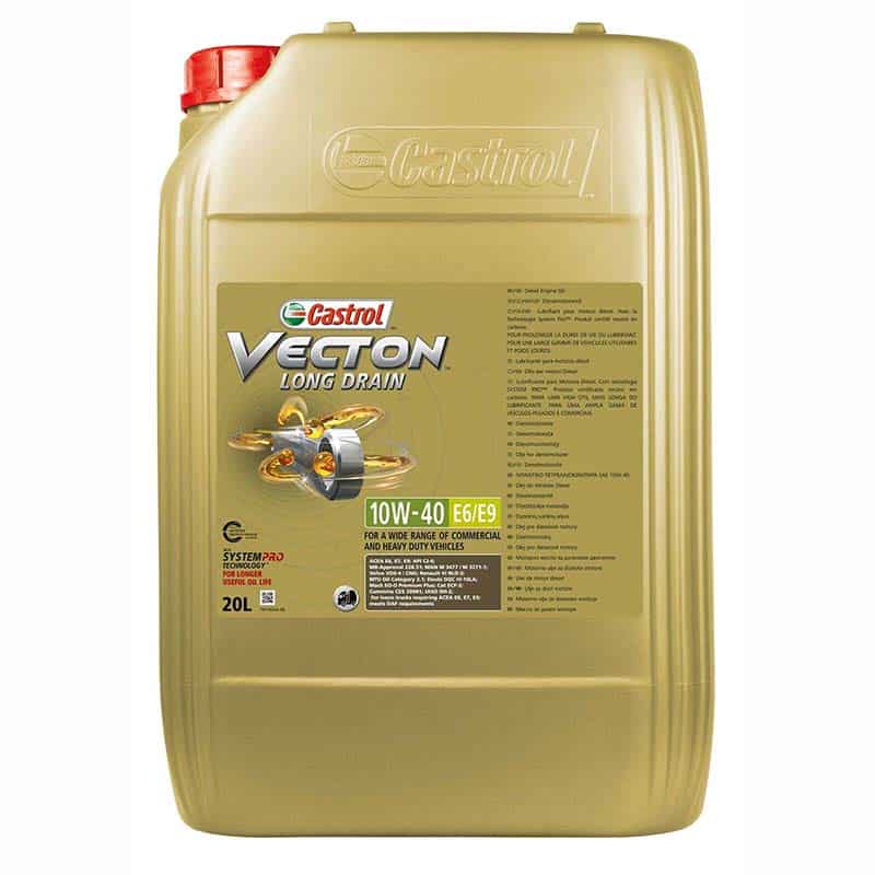 Castrol Vecton Long Drain 10w-40 E6 E9 Engine Oil