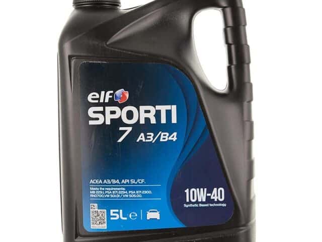 Elf Sporti 7 10w-40 A3/B4 Engine Oil