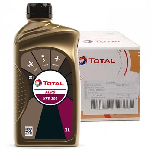 Total Energies Aero XPD 120 Aviation Oil - Case