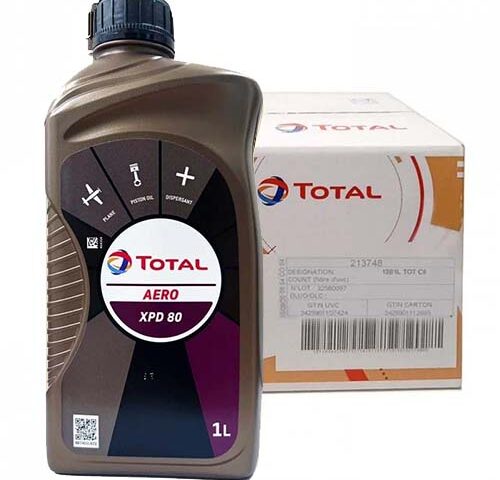 Total Energies Aero XPD 80 Aviation Oil - Case