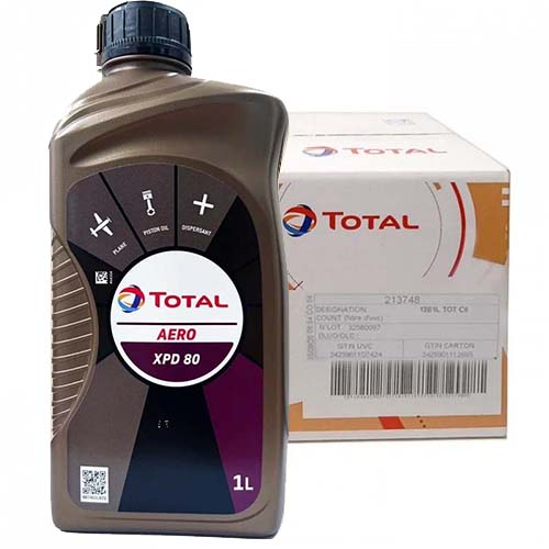 Total Energies Aero XPD 80 Aviation Oil - Case