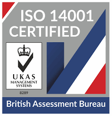 UKAS 14001 Environmental Management Certificate