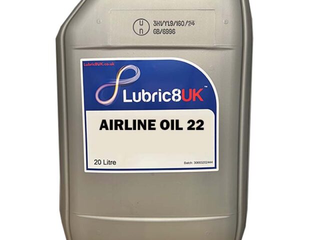 Lubric8uk Pneumatic Airline Oil 22 - Aeronautical/Aviation Lubricant