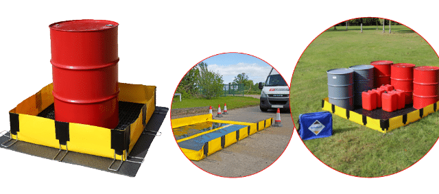 Instabund Portable Containment - Portable, Temporary Containment of Plant, Machinery, Vehicles and Drums