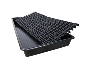 Removable Grid Spill Trays - For Storage of 25L Drums and Small Containers