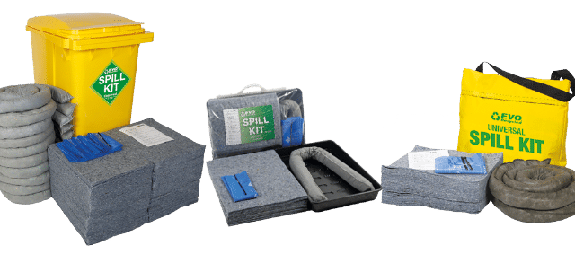 EVO Recycled Absorbent Spill Kits - Low Carbon Recycled Spill Pads