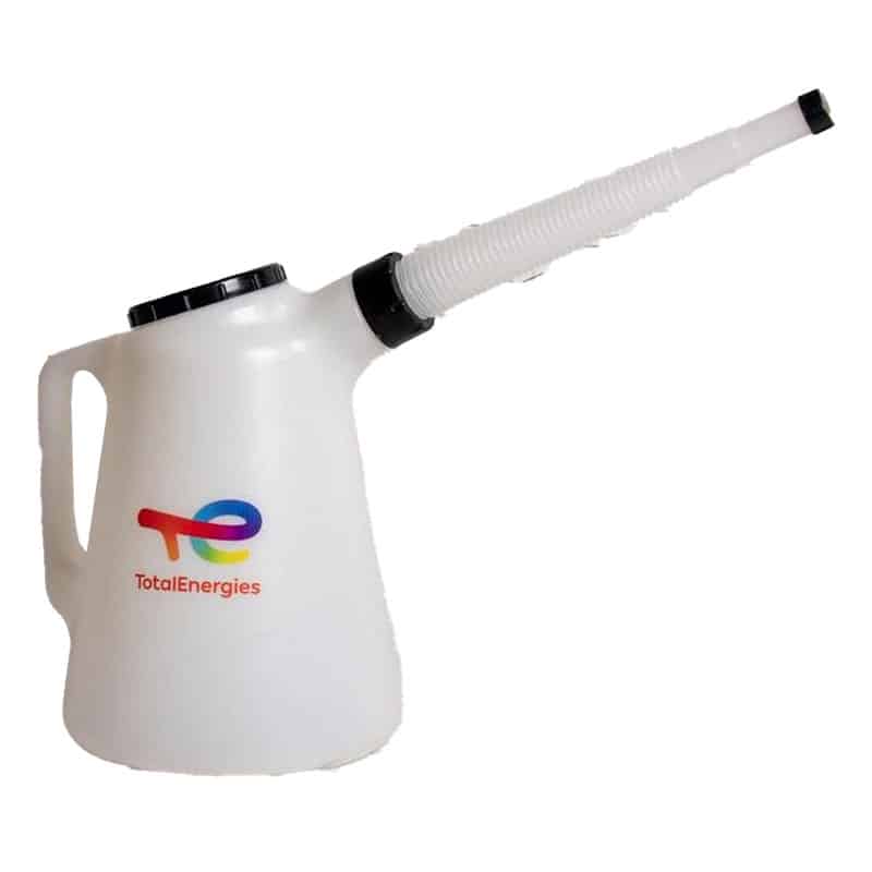 5L Oil Can Pourer manufactured from chemical-resistant polypropylene, these heavy-duty oil pourers feature a carry handle, screw cap & spout.