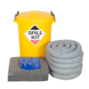 Spill Kits - Round Drum Workplace Spill Kits for Small To Medium Sized Spills