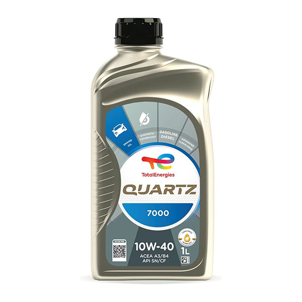 Total Energies Quartz 7000 10w-40 Synthetic Engine Oil Lubricant 1 Litre