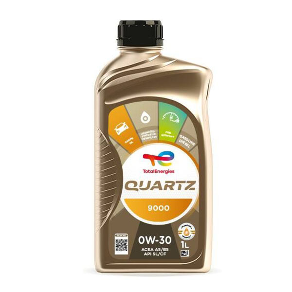 Total Energies Quartz 9000 0w-30 Synthetic Engine Oil Lubricant 1 Litre