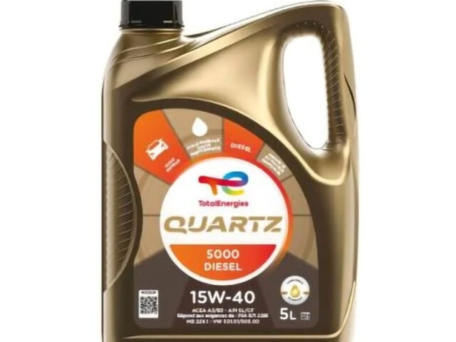 Total Quartz Diesel 5000 15w-40 High-Performance Diesel Engine Oil - 5 litres