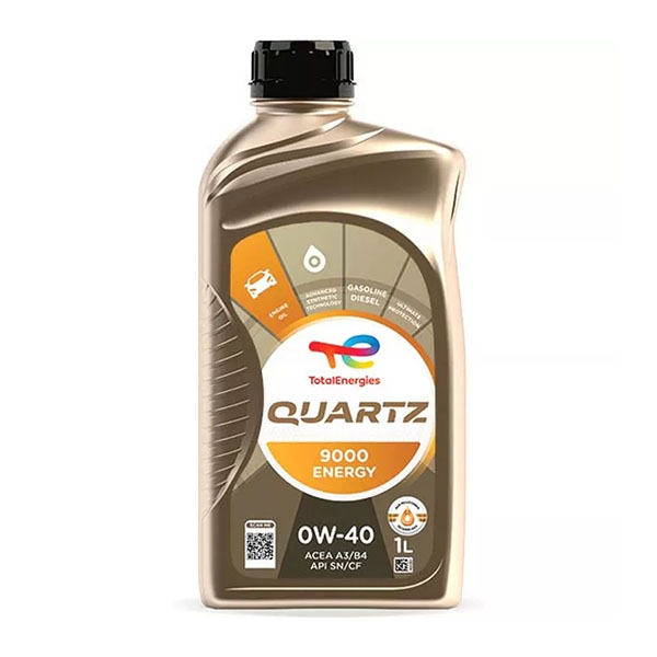 Total Energies Quartz 9000 Energy 0w-40 Synthetic Engine Oil Lubricant 1 Litre