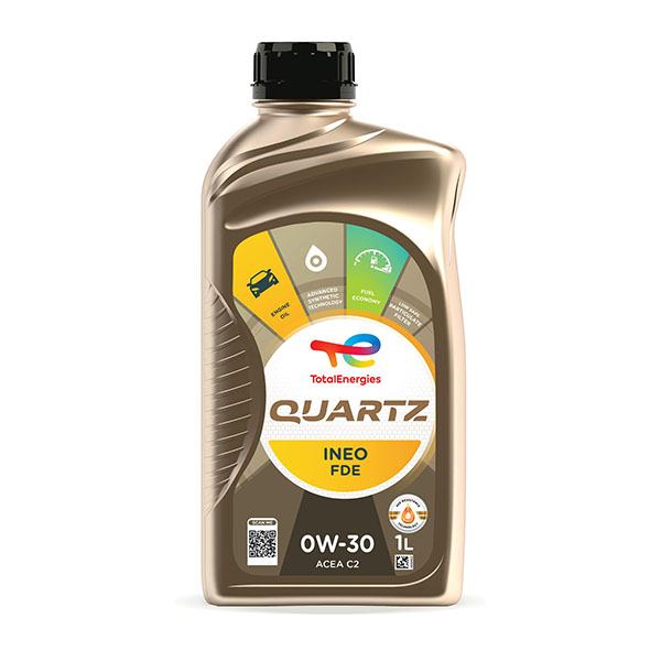 Total Energies Quartz Ineo FDE 0w-30 Synthetic Engine Oil Lubricant 1 Litre