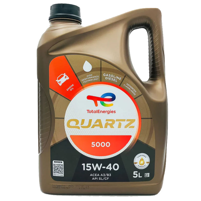 Total Energies Quartz 5000 15w-40 Engine Oil Lubricant 5L