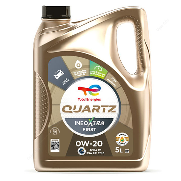 Total Energies Quartz Ineo Xtra First 0w-20 Synthetic Engine Oil Lubricant 5 Litre