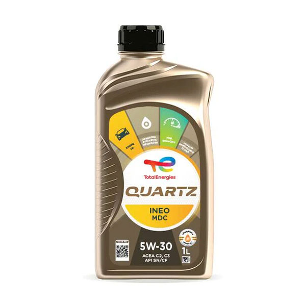 Total Energies Quartz Ineo MDC 5w-30 Synthetic Engine Oil Lubricant 1 Litre