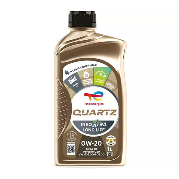 Total Energies Quartz Ineo Xtra Long Life 0w-20 Synthetic Engine Oil Lubricant 1 Litre