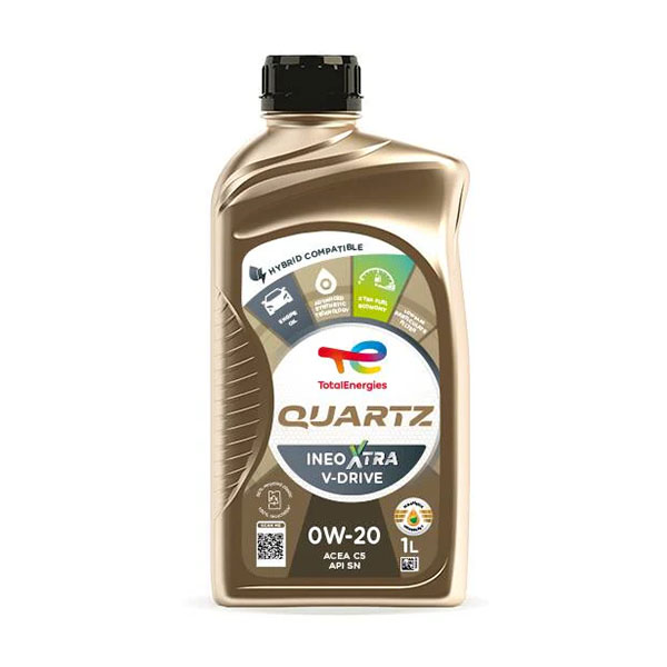 Total Energies Quartz Ineo Xtra V-Drive 0w-20 Synthetic Engine Oil Lubricant 1 Litre