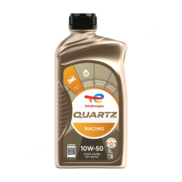 Total Energies Quartz Racing 10w-50 Synthetic Engine Oil Lubricant 1 Litre