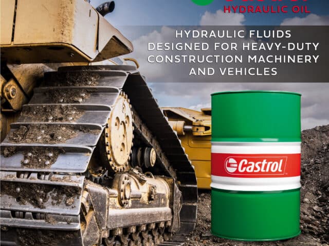 Castrol Hydraulic Oils; Hydraulic Fluids for Heavy Duty Construction Vehicles and Machinery